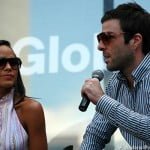 Dania Ramirez and Zachary Quinto