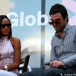Dania Ramirez and Zachary Quinto