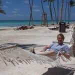Relaxing on the beach