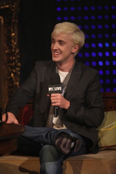 Tom Felton on MTV Live in Toronto Tom Felton on MTV Live in Toronto