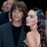 Johnny Simmons and Megan Fox on the red carpet for Jennifer's Body