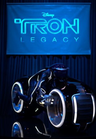 Light Cycle mock-up from Tron Legacy