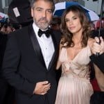 George Clooney with Elisabetta Canalis