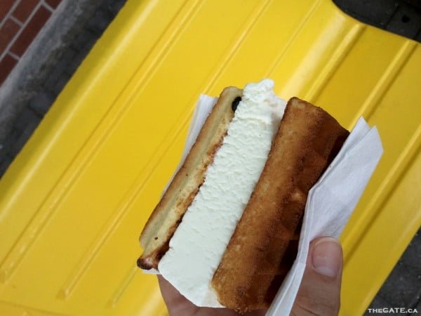 Ice cream sandwich at the CNE