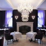 Fireplace and tea room at the Windsor Arms