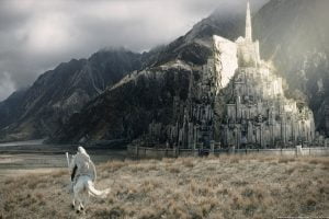 A scene from The Lord of the Rings: Return of the King