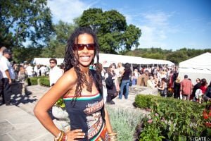 Donisha Prendergast at the CFC BBQ