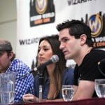 Sam Huntington, Meaghan Rath and Sam Witwer