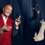 Christian Louboutin with the Cinderella slipper