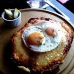 Croque Monsieur with eggs