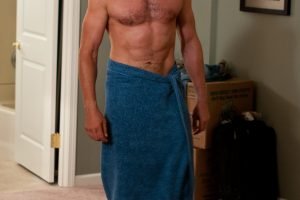 Gerard Butler shirtless in Playing for Keeps
