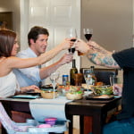 Dinner with Whitney's family