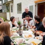 Dinner with Kara's family