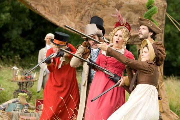 Georgia King, JJ Feild, James Callis, Jennifer Coolidge, Bret Mckenzie, and Keri Russell