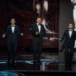Joseph Gordon Levitt, Seth MacFarlane and Daniel Radcliffe