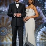 Chris Pine and Zoe Saldana
