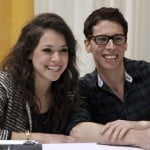 Tatiana Maslany and Jordan Gavaris