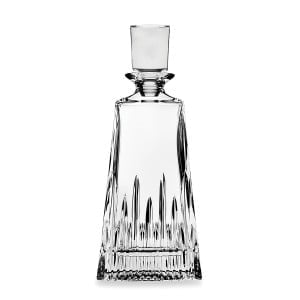 Top Shelf Hand Cut Crystal Sculpt Decanter