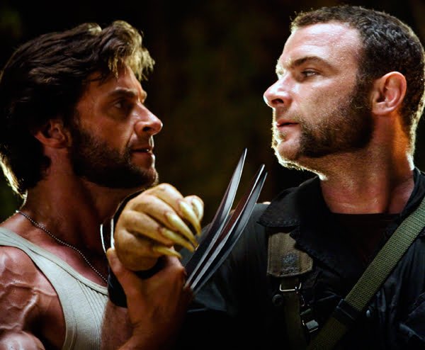 Hugh Jackman and Liev Schreiber in X-Men Origins Wolverine