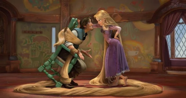 A scene from Disney's Tangled