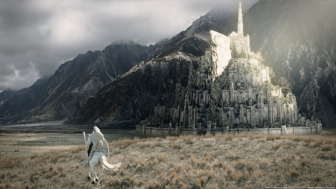 A scene from The Lord of the Rings: Return of the King