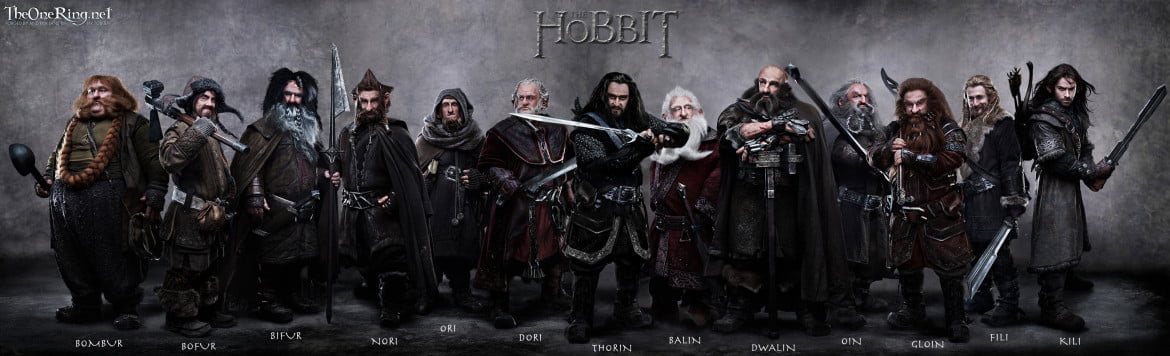 Dwarves of The Hobbit