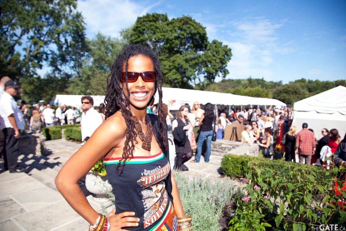 Donisha Prendergast at the CFC BBQ