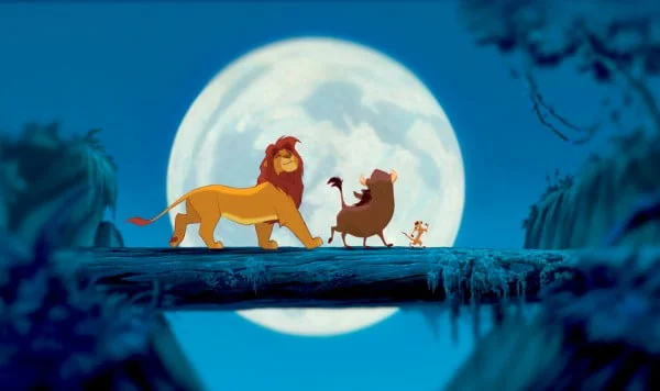 A scene from Disney's The Lion King