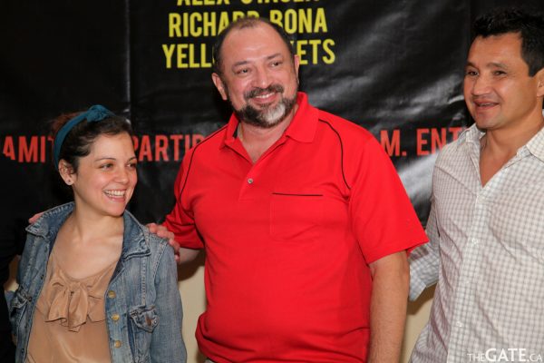 Natalia Lafourcade with organizers of the Riviera Maya Jazz Festival Natalia Lafourcade with organizers of the Riviera Maya Jazz Festival