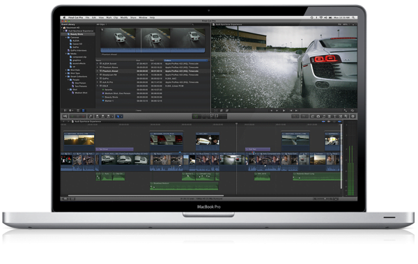 Final Cut Pro on a MacBook Pro Final Cut Pro on a MacBook Pro