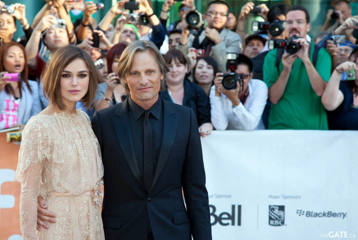 Keira Knightley and Viggo Mortensen