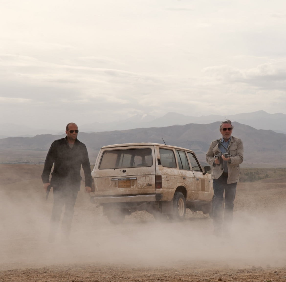 Scene from Killer Elite with Jason Statham and Robert De Niro