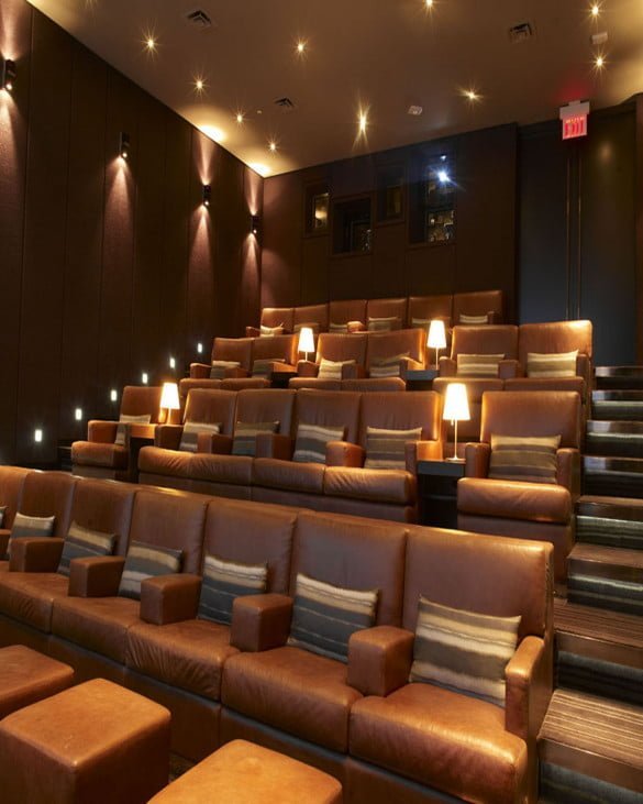 Hazelton Hotel screening room Hazelton Hotel screening room