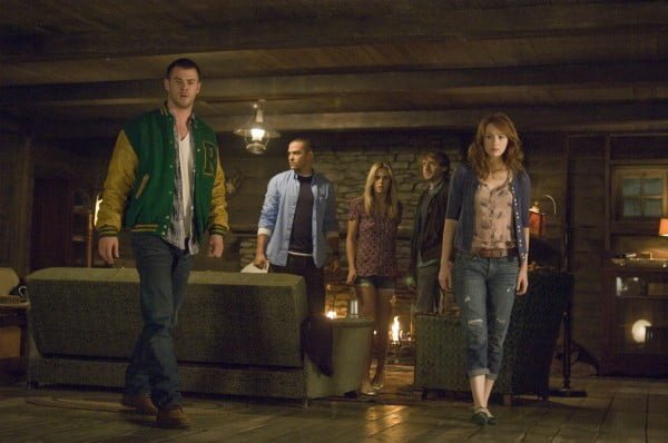 A scene from Cabin in the Woods