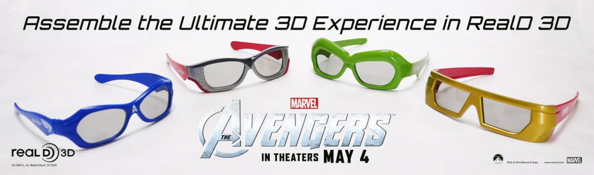 The Avengers RealD 3-D Glasses