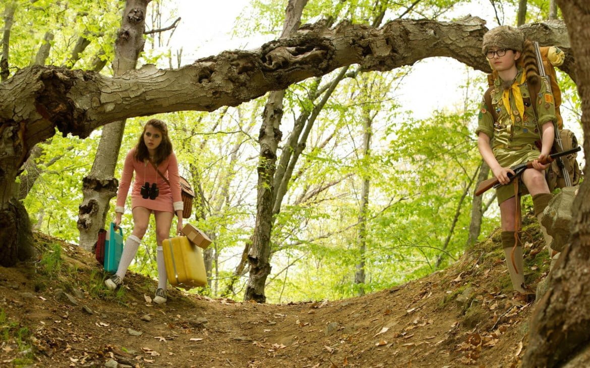 Kara Hayward and Jared Gilman in 'Moonrise Kingdom'
