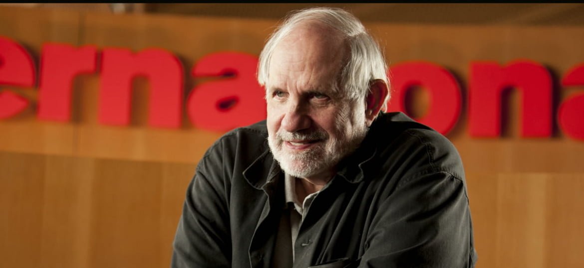 Director Brian De Palma on the set of Passion
