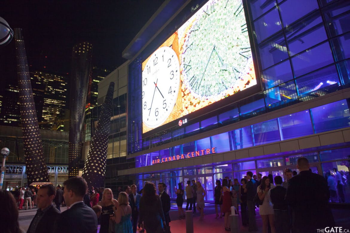 Opening night party at Maple Leaf Square