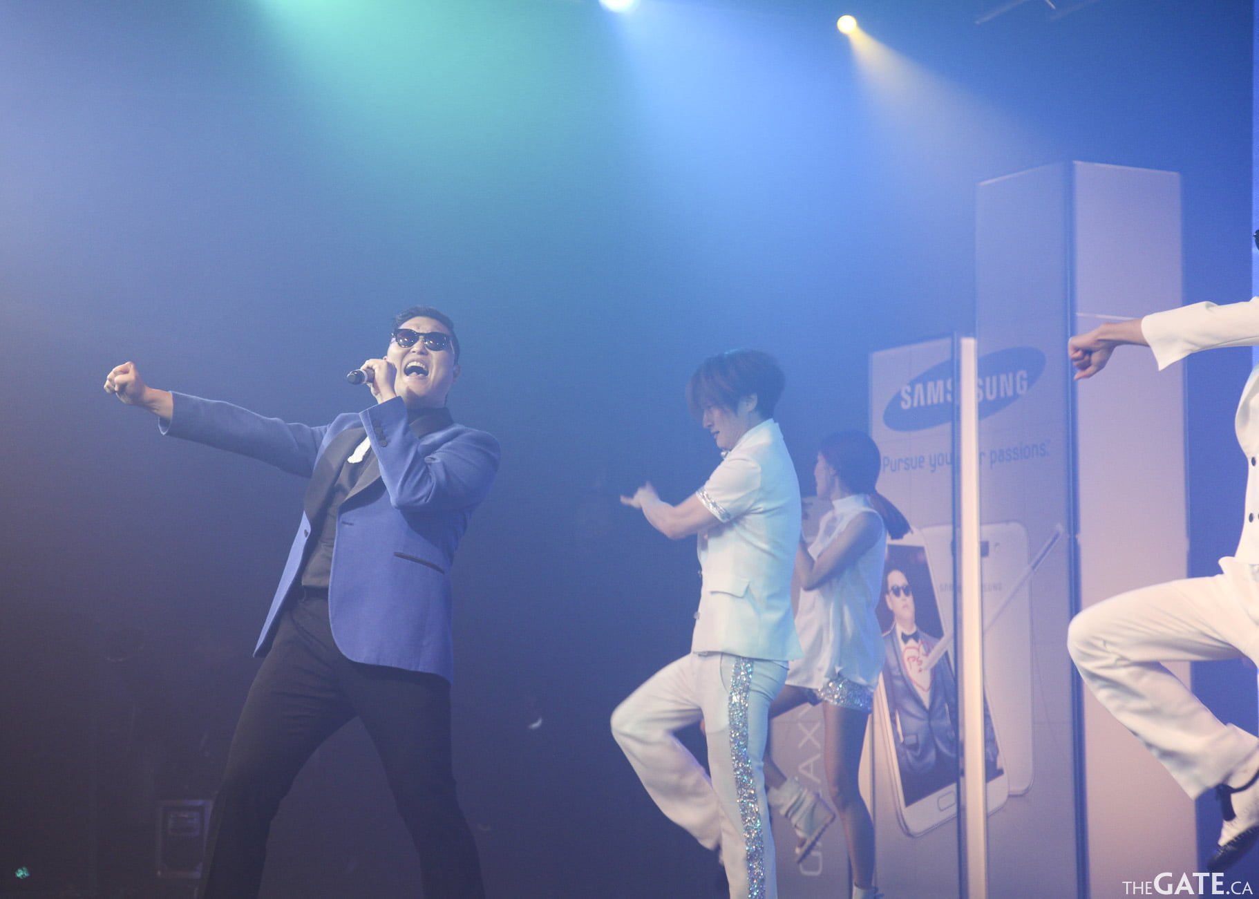 Psy and his dancers Psy and his dancers