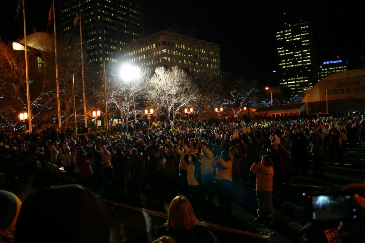 Grey Cup Festival flash mob