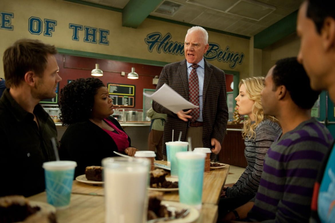 Malcolm McDowell on Community