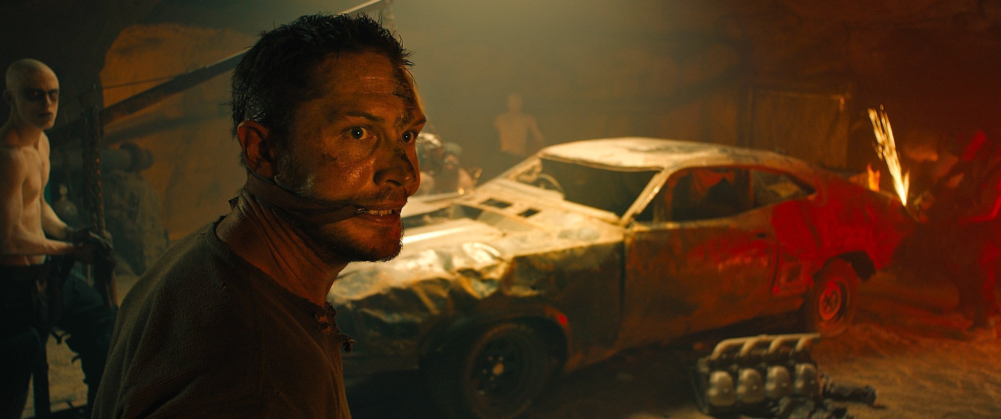 Tom Hardy in Mad Max: Fury Road Tom Hardy in Mad Max: Fury Road