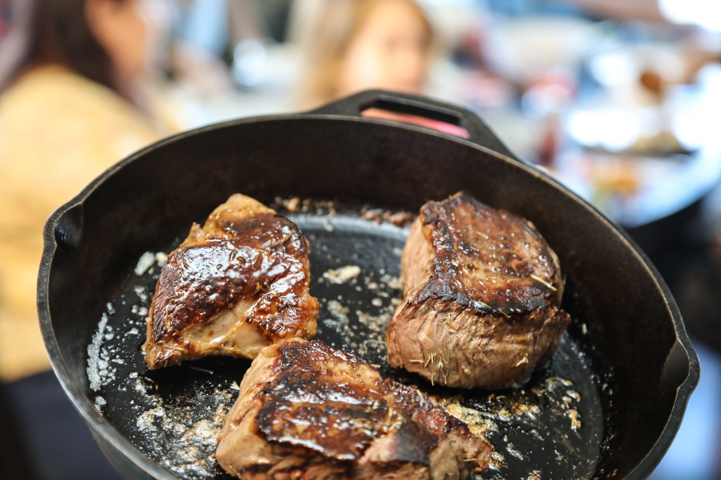 Cooked Angus steaks Cooked Angus steaks