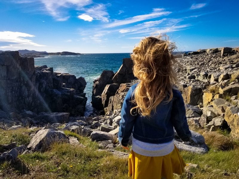Girl and the sea