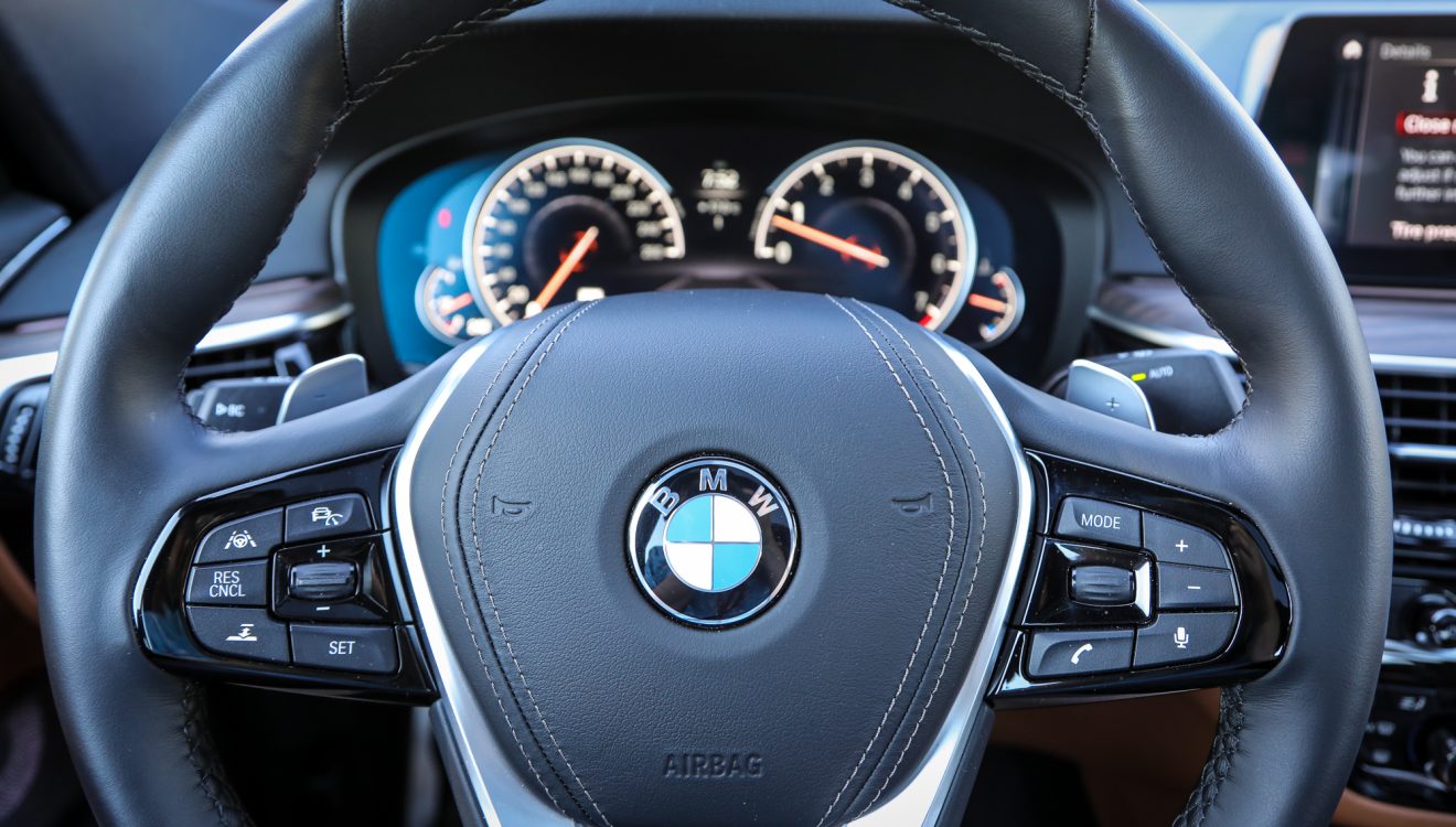 Behind the wheel of the BMW 640i xDrive GT