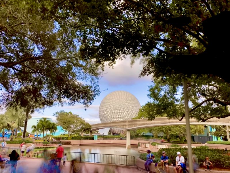 Long exposure of Epcot