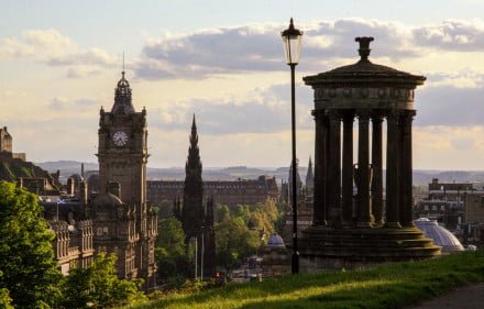 Calton Hill in Edinburgh
