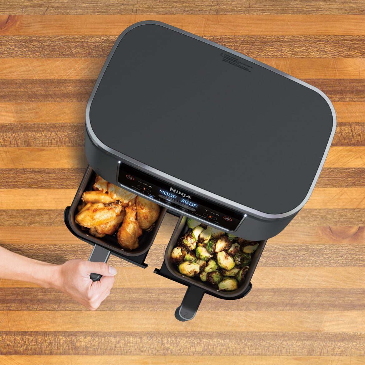 Ninja Foodi 2-Basket Air Fryer with DualZone Technology