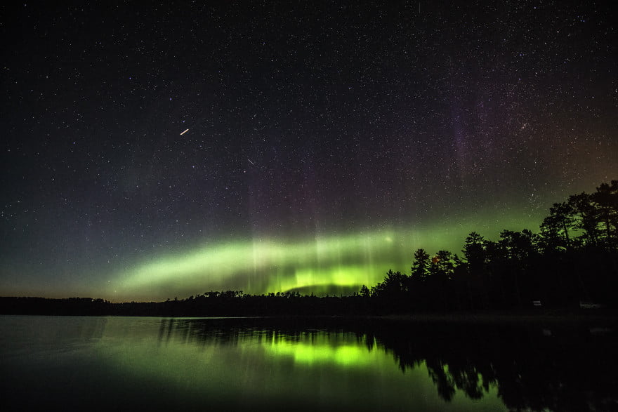 Northern Lights at Quetico Provincial Park
