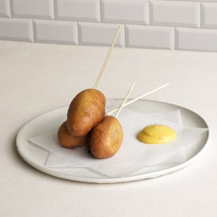 Belgian Moon's Artfully Crafted Corn Dog